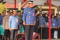 Bupati Tangerang, Moch Maesyal Rasyid saat peringatan Hari Kebangkitan Kebangkitan Nasional (Harkitnas)